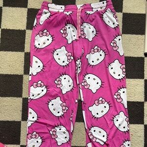 Hello Kitty Pink Pajama Bottoms